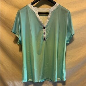 New Mint Green and Aqua Blue Women’s Tunic